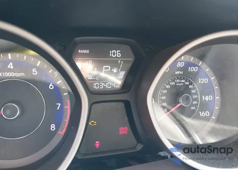 2016 Hyundai Elantra Se z USA, uszkodzony, nr VIN KMHDH4AE7GU543730